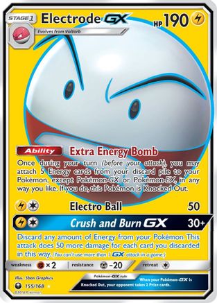Electrode GX (Full Art) (155/168) [SM  Celestial Storm] Holofoil - Ultra Rare
