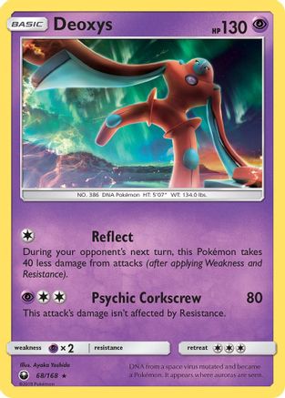 Deoxys (068/168) [SM  Celestial Storm] Reverse Holofoil - Rare
