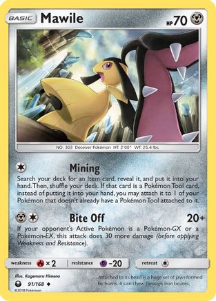 Mawile (91/168) [SM  Celestial Storm] Reverse Holofoil - Uncommon