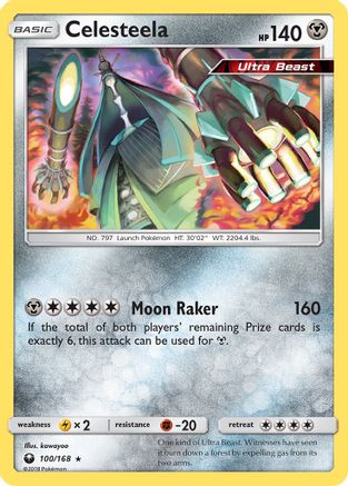 Celesteela (100/168) [SM  Celestial Storm] Holofoil - Holo Rare
