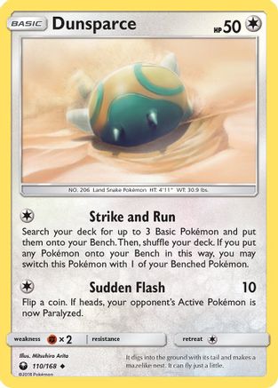 Dunsparce (110/168) [SM  Celestial Storm] - Uncommon
