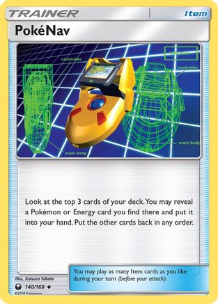 PokeNav (140/168) [SM  Celestial Storm] Reverse Holofoil - Uncommon