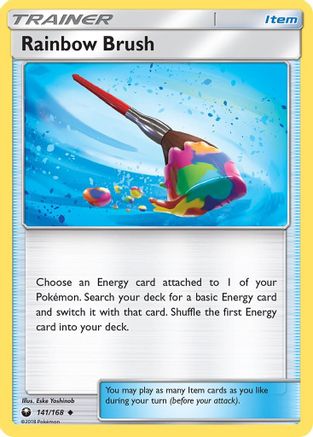 Rainbow Brush (141/168) [SM  Celestial Storm] Reverse Holofoil - Uncommon