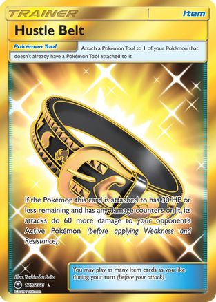 Hustle Belt (Secret) (179/168) [SM  Celestial Storm] Holofoil - Secret Rare