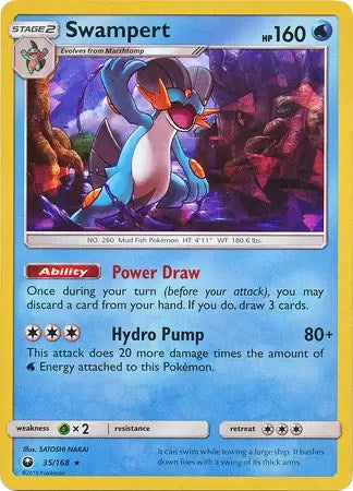 Swampert - 35/168 (SM Celestial Storm) [PR - 035/168]