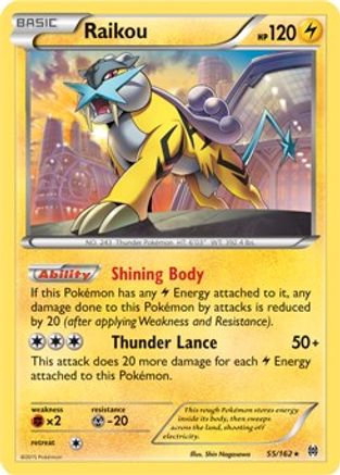 Raikou (Cosmos Holo) (055/162) [Blister Exclusives] Holofoil - Promo