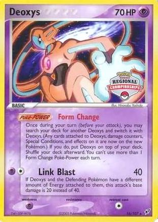 Deoxys (Regional Championships) (16/107) [League & Championship Cards] - Promo