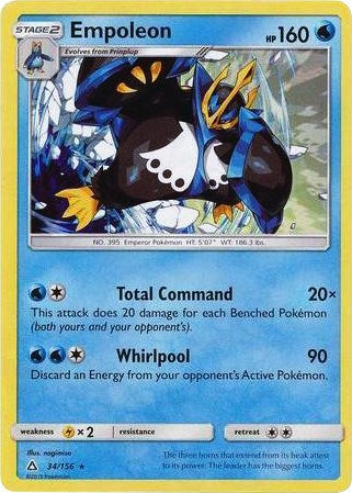 Empoleon - 34/156 (Cracked Ice Holo) [PR - 034/156]