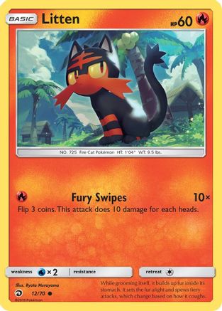 Litten (012/70) [Dragon Majesty] - Common