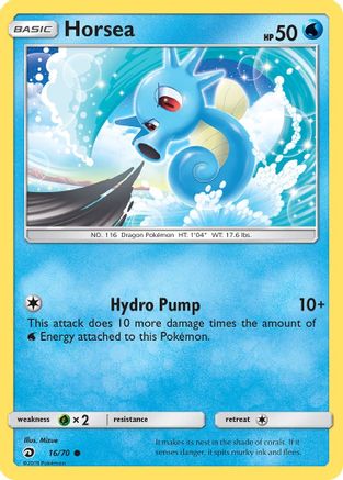 Horsea (16/70) [Dragon Majesty] Reverse Holofoil - Common