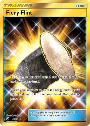 Fiery Flint (Secret) (76/70) [Dragon Majesty] Holofoil - Secret Rare