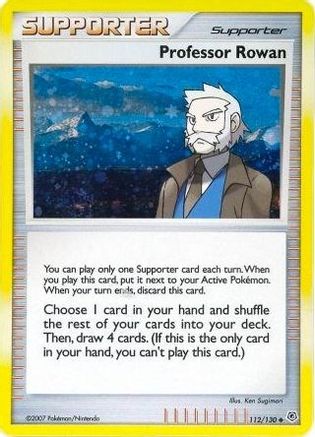Professor Rowan (Cosmos Holo) (112/130) [Miscellaneous Cards & Products] Holofoil - Promo