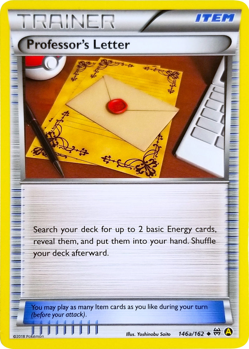 Professor's Letter - 146a/162 [PR - 146a/162]