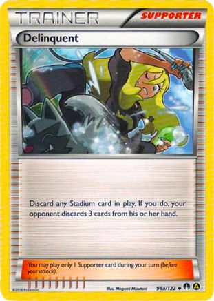 Delinquent (98a/122) [Alternate Art Promos] Holofoil - Promo