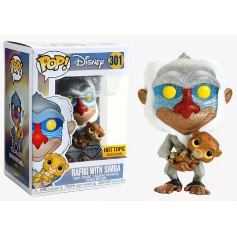 Rafiki With Simba - Disney The Lion King #301 (Diamond Collection) (Hot Topic Exclusive)