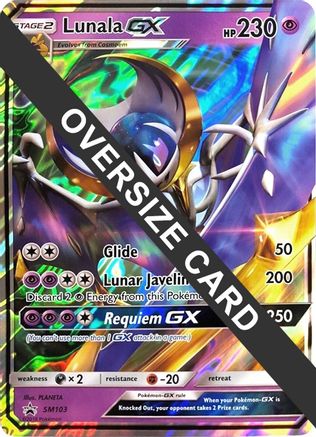 Lunala GX - SM103 (SM103) [Jumbo Cards] Holofoil - Promo