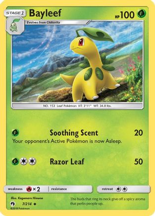 Bayleef (007/214) [SM  Lost Thunder] Reverse Holofoil - Uncommon