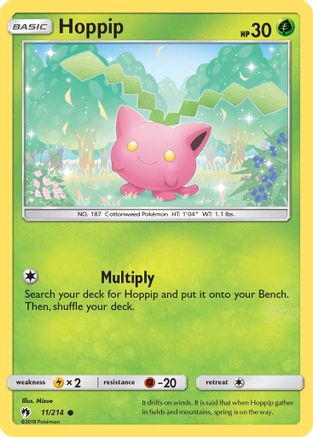 Hoppip (011/214) [SM  Lost Thunder] Reverse Holofoil - Common