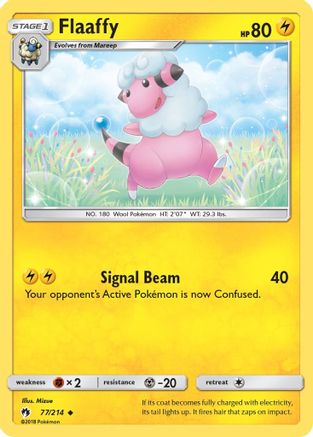 Flaaffy (077/214) [SM  Lost Thunder] Reverse Holofoil - Uncommon