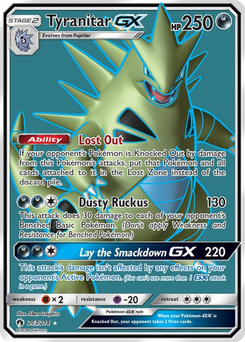 Tyranitar GX (Full Art) [SM8 - 203/214]