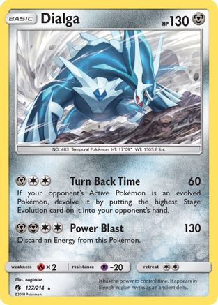 Dialga (127/214) [SM  Lost Thunder] Reverse Holofoil - Holo Rare