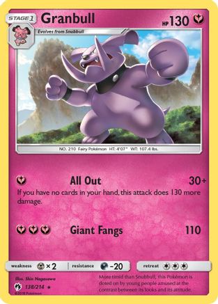 Granbull (138/214) [SM  Lost Thunder] - Rare