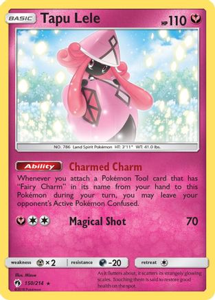 Tapu Lele (150/214) [SM  Lost Thunder] Reverse Holofoil - Holo Rare