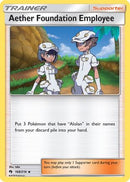 Aether Foundation Employee (168/214) [SM  Lost Thunder] Reverse Holofoil - Uncommon
