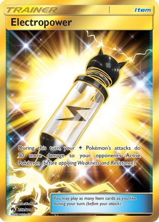 Electropower (Secret) (232/214) [SM  Lost Thunder] Holofoil - Secret Rare