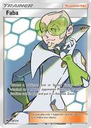 Faba (Full Art) (208/214) [SM  Lost Thunder] Holofoil - Ultra Rare