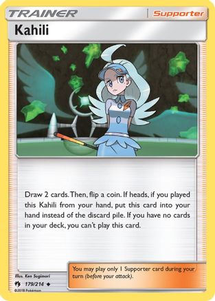 Kahili (179/214) [SM  Lost Thunder] Reverse Holofoil - Uncommon