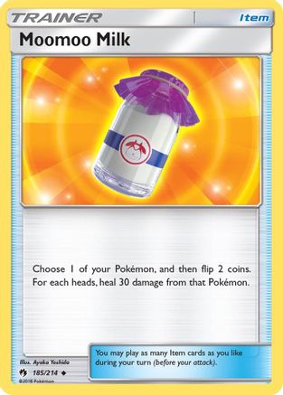 Moomoo Milk (185/214) [SM  Lost Thunder] Reverse Holofoil - Uncommon