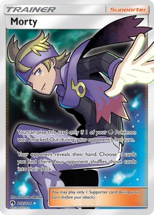 Morty (Full Art) (212/214) [SM  Lost Thunder] Holofoil - Ultra Rare