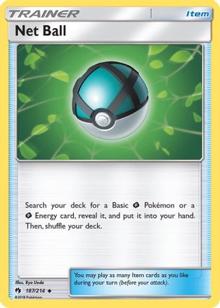 Net Ball (187/214) [SM  Lost Thunder] Reverse Holofoil - Uncommon