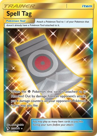 Spell Tag (Secret) (235/214) [SM  Lost Thunder] Holofoil - Secret Rare