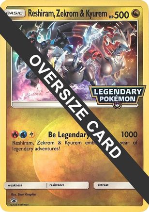 Reshiram, Zekrom & Kyurem [Jumbo Cards] Holofoil - Promo