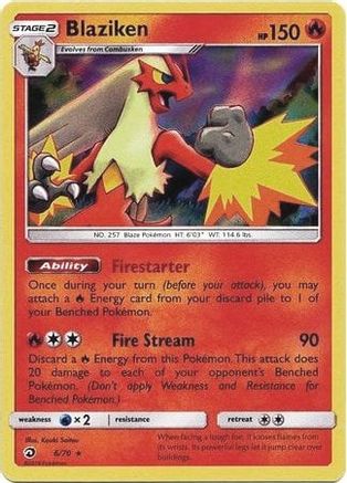 Blaziken (Dragon Majesty) (6/070) [Deck Exclusives] - Rare