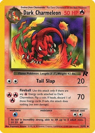 Dark Charmeleon [W Stamped] (032) [WoTC Promo] - Promo