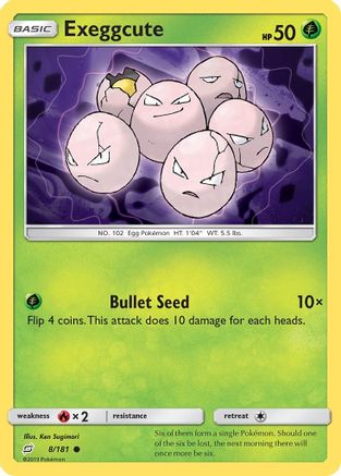 Exeggcute (008/181) [SM  Team Up] Reverse Holofoil - Common