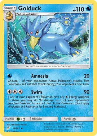 Golduck (27/181) [SM  Team Up] - Uncommon