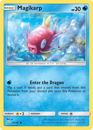 Magikarp (029/181) [SM  Team Up] Reverse Holofoil - Common