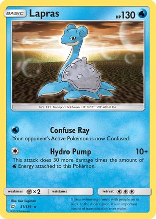 Lapras (031/181) [SM  Team Up] - Rare