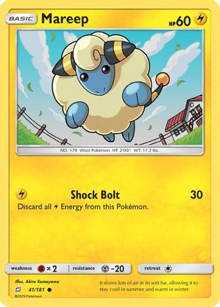 Mareep (041/181) [SM  Team Up] - Common