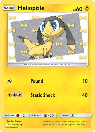 Helioptile (49/181) [SM  Team Up] - Common