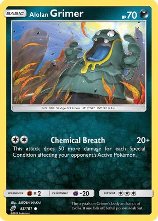 Alolan Grimer (083/181) [SM  Team Up] Reverse Holofoil - Common