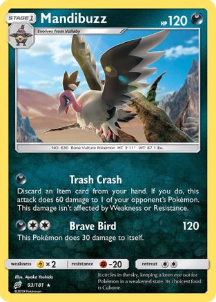 Mandibuzz (93/181) [SM  Team Up] - Rare