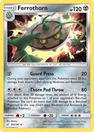 Ferrothorn (103/181) [SM  Team Up] - Rare