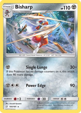Bisharp (105/181) [SM  Team Up] - Rare