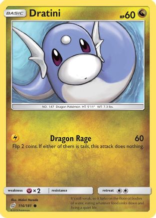 Dratini (116/181) [SM  Team Up] Reverse Holofoil - Common
