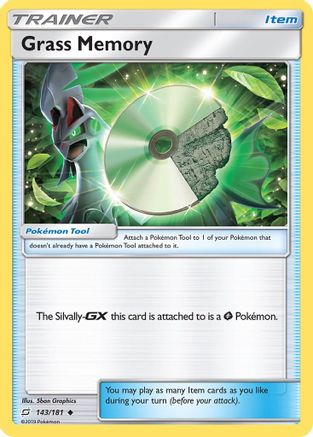 Grass Memory (143/181) [SM  Team Up] - Uncommon
